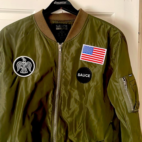 Sauce Jackets & Coats Sauce Hockey Custom Flight Jacket Poshmark